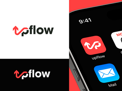 Upflow Wordmark Logo Design app logo bold logo custom logo custom logo creation custom logo design design expert logo designer icon lettermark logo logo creation logo designer minimalist logo modern logo professional logo professional logo designer symbol tech logo wordmark