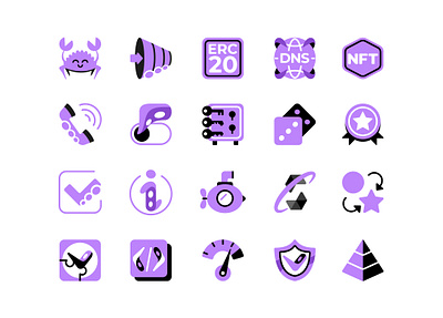 ink! - Icons branding design icon iconography illustration vector web3