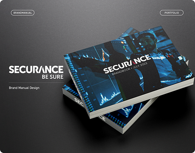 Brand Manual Design Securance brand guide brand manual design branding graphic design logo design