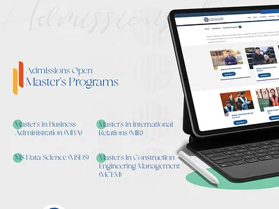 Master's Programs - Poster design graphic design poster posterdesign socialmediapost