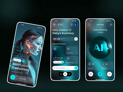 AI Management Mobile App ai app ai booste ai mobile app ai scaning app app design app interfaces best app design best ui chatbot design mobile app mobile app design mobile app ui mobile ui mobile ui design mobile ux ui ui ux design ux