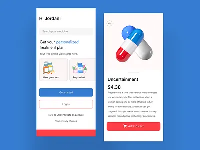 Medicine app design app design app ui design appdesign appui design figma illustration ios app medicineapp mobile app design ui ui design ui ux design ux design uxdesign