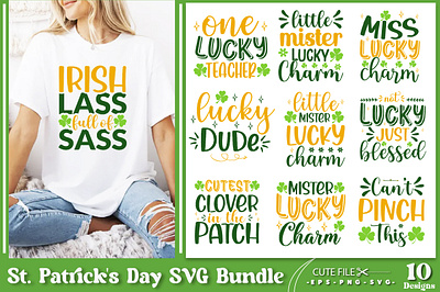 St Patrick's Day SVG Bundle 3d animation branding graphic design logo motion graphics st patricks day st patricks day svg bundle st pattys day svg men ui