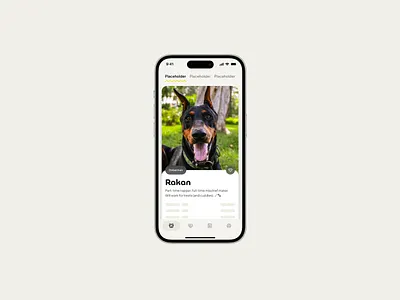 Dog owners mobile app app product design ui ux