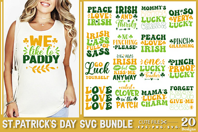 St. Patrick's Day Svg Bundle Vol-1 st patricks day golf svg