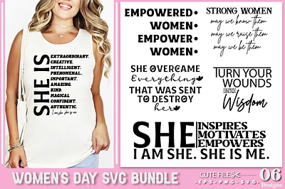 Women's Day Svg Bundle happy mothersday svg