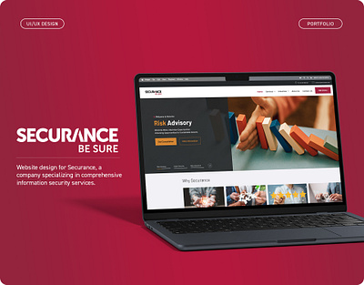 Securace Website Design ui ui ux user interface design website design wireframe