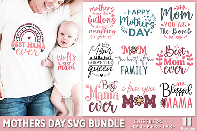 Mothers Day Svg Bundle mothers day cut svg