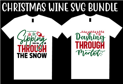 Christmas SVG T shirt Design Template christmas svg bundle