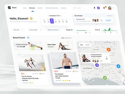 Training Finder Dashboard admn best designer dashboard elements fitness health panel portal sport top agency tracker trainers training ui uiux userexperience userinterface web app