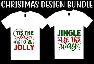 Christmas SVG T shirt Design Template christmas svg bundle