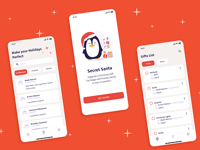 Secret Santa Mobile App christmas christmas gifts christmas list gifts ios ios app mobile secret santa
