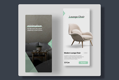 minimalism. - Concept mobile furniture UI/UX Design app architecture branding concept design furniture home house illustration innovative interface minimalistic mobile modern new shop shopping ui ux white