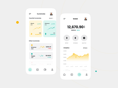 Crypto App Concept app design app ui artwork bitcoin blockchain chart concept app crypto cryptocurrency design ethereum ios iphone minimal mobile design nft ui ui design user interface ux