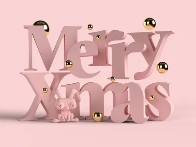 Merry Xmas 3d adobedimension font kobufoundry serif type typedesign typeface typogaphy