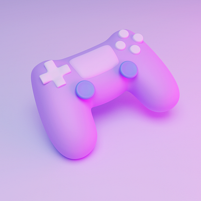 Gamepad illustration 2d 3d 3dillustration blener branding casual cg colorfull drawing game gameart illustration photoshop style