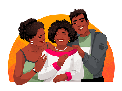 Real Bitcoin Illustrations: Family Moments bitcoin branding character characters creative illustration design design studio digital art digital illustration digital painting family graphic design illustration illustration art illustrations illustrator love mother people website illustration