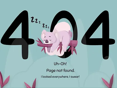 404 typography ui ux