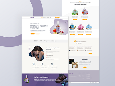 Kozzy-Sleeping Wellness design ui ux