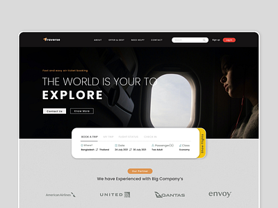 Traverse-Air Agency design ui ux