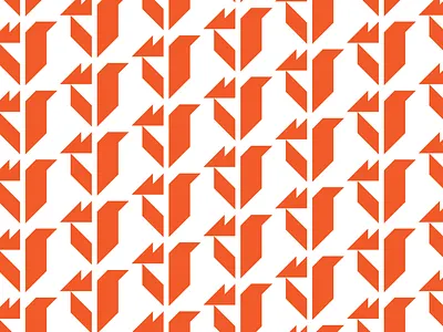 Fox Logo Concept - Pattern animal icon branding concept design flat fox design fox icon fox logo fox pattern geometric animal geometric design graphic design icon logo minimal orange pattern