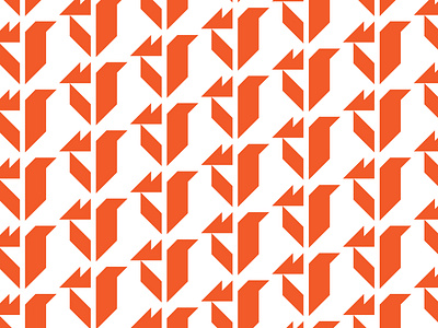 Fox Logo Concept - Pattern animal icon branding concept design flat fox design fox icon fox logo fox pattern geometric animal geometric design graphic design icon logo minimal orange pattern