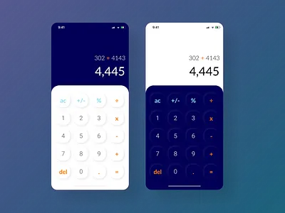 Daily UI : 004 - Calculator dailyui design product design ui
