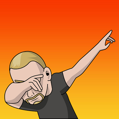 Dab Twitch Emotes cartoon cool dab dabbing design designer discord emoji emote emoteartist emotes graphicdesign illustration logo man streamers streaming twitch twitchemote twitchemotes