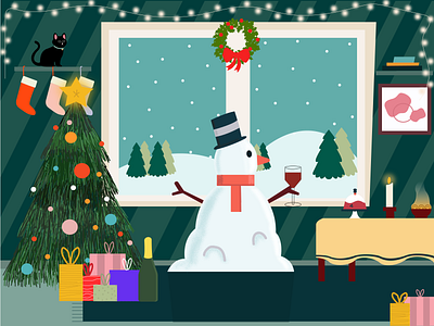 Snowman! christmas illustration illustration snowman