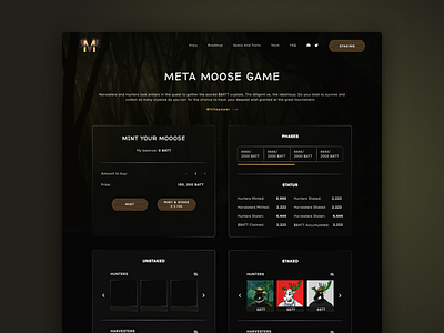 Online Game crypto crypto game dark dark design dark ui design game design logo meta verse minimal nft online game staking ui user interface ux web 3.0 web design web game website