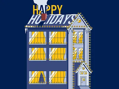 Happy Holidays! cheer christmas christmaslights decor decoration festive happyholidays house lights