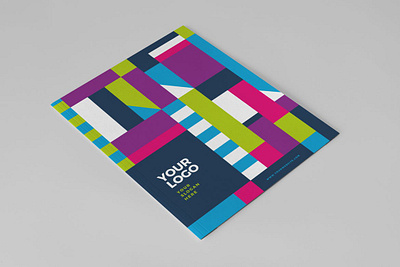 Cool Colorful Stationery brand stationery branding business card clean colorful cool corporate corporate identity creative identity letterhead logo design minimal mockup modern pattern print simple stationery visual identity