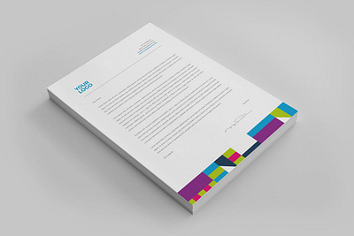 Cool Colorful Stationery brand stationery branding business card clean colorful cool corporate corporate identity creative identity letterhead logo design minimal mockup modern pattern print simple stationery visual identity