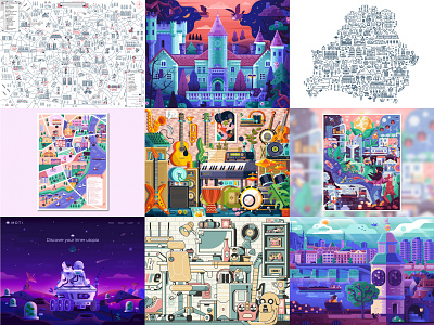 The Best Nine of 2021 best 9 best design best nine best of 2021 best shot best2021 flat design illustration top nine top9