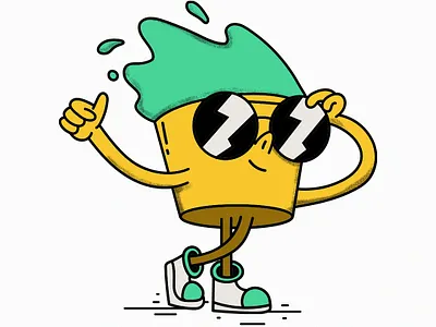 Tea Time characterdesign design illustration illustrator tea vector wacom