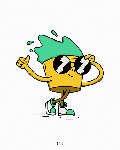 Tea Time characterdesign design illustration illustrator tea vector wacom