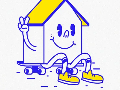 H O M E animation art graphic design illustration illustrator ui wacom