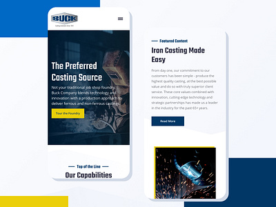 Buck Company - Mobile app branding clean design flat graphic design icon identity illustration logo manufacturing mobile mobile app mobile design ui ux website design website redesign
