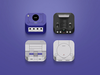 EMULATORS ICONS console emulation emulator folder folders game cube icon icons n64 nintendo 64 openemu playstation one psone snes super nintendo