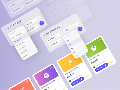 Daleel Digital Gift Cards Store design pt.1 amazon app apple arabic cards colorful digital games cards gift card shop gifts gradient itunes quick purchase ui ui design user interface web xbox