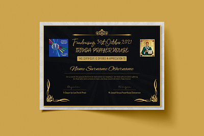 Certificate branding design graphic design