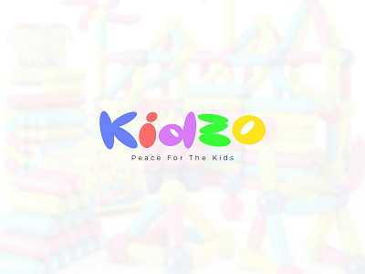 Logo design for a baby toys shop called "Kidzo" babytoysbrandlogo branding funlogo graphic design kids toy kidzologo logo logodesign playfullogo tisigners