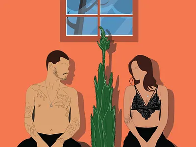 Relationship design graphic design illustration illustrator portrait woman