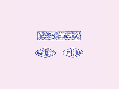 Bay Ledges branding california coast color schemes drawing font hand drawn hippy illustration indie logos music type vibes vintage