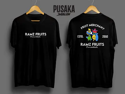 Design T-Shirt "Ramz Fruits" branding graphic design