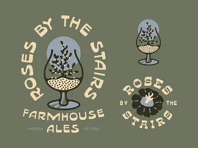 Roses by the Stairs Merch ale arizona beer brewery cup farm farmhouse flower forage local merch pint