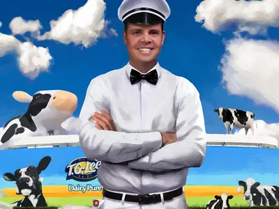 Portrait Art: "The Milk Man"