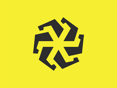 Manyhands Logo abstract arms branding flat graphic design hands hard work icon illustration logo simple teamwork work