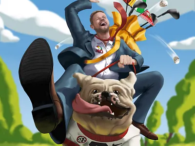 Graphic Art: Man Cave Poster Illustration