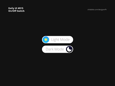 Daily UI 015 - On/Off Switch app dailyui design ui uidesign visual design